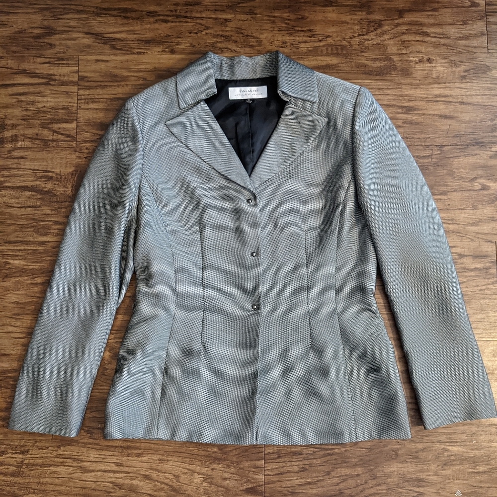 Tahari Arthur S Levine Blazer Suit Jacket Size 10